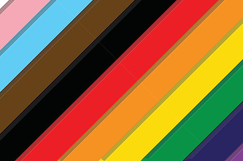 Inclusive pride flag