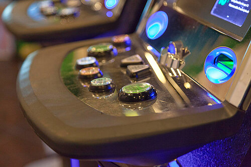 Photo of a modern slot machine